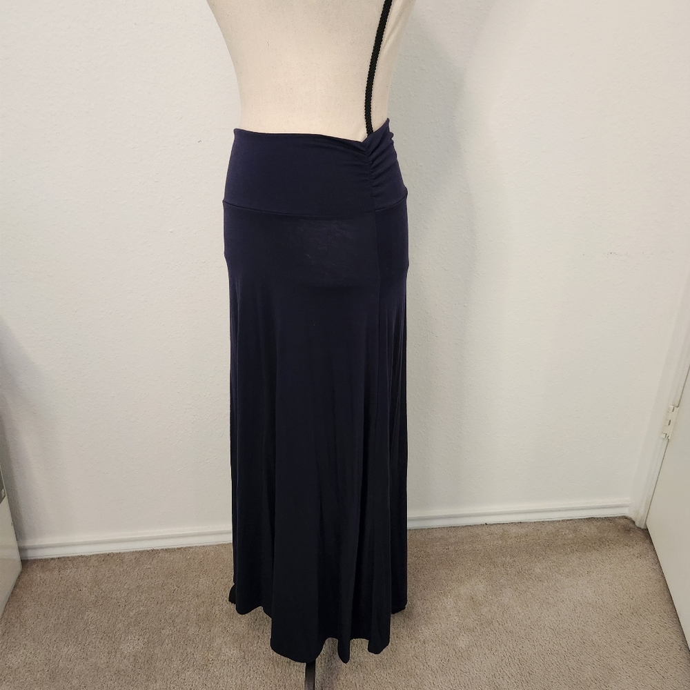 Navy Blue Maxi Skirt. Petite Small. CKW Petites